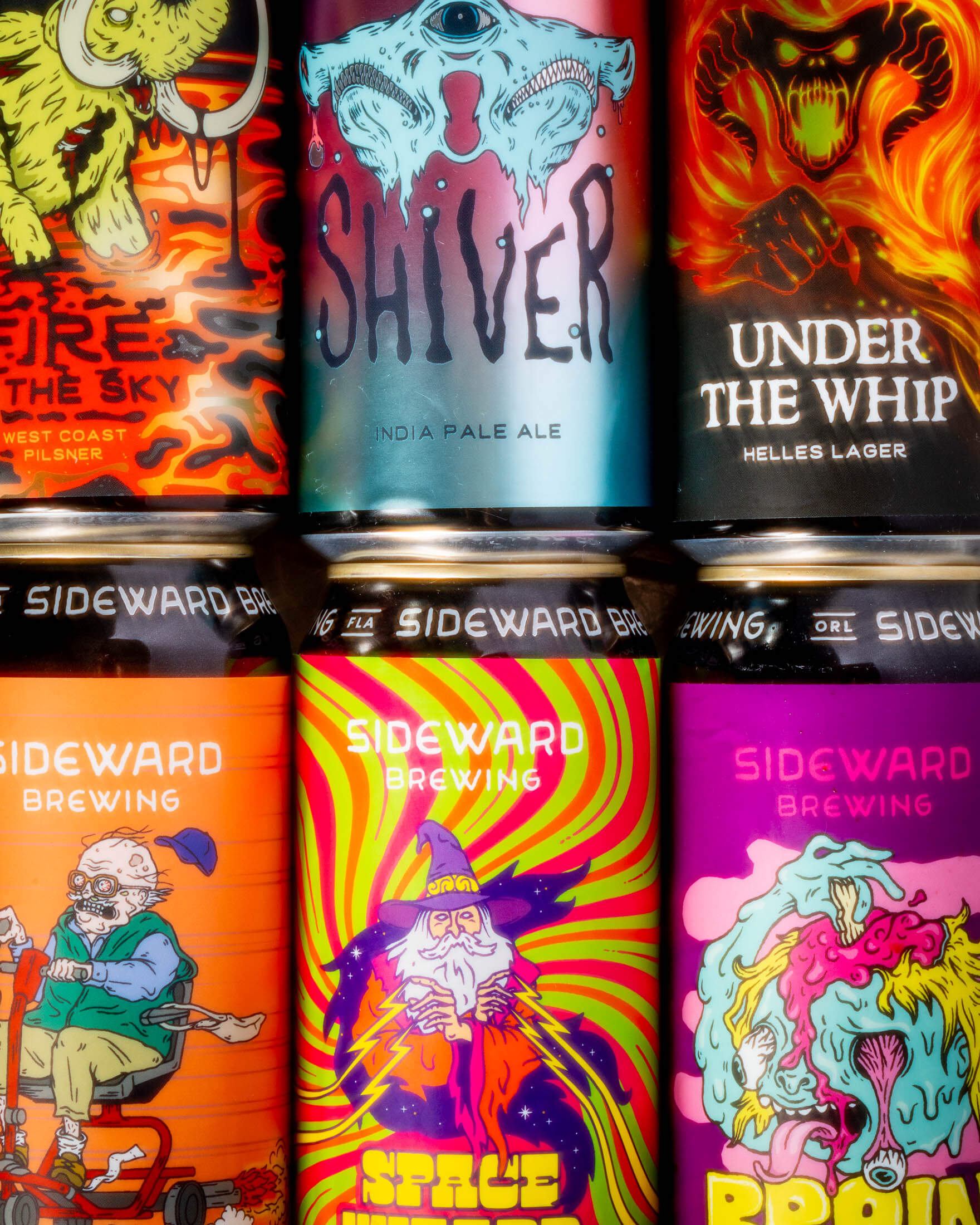 Sideward Brewing Beer Cans